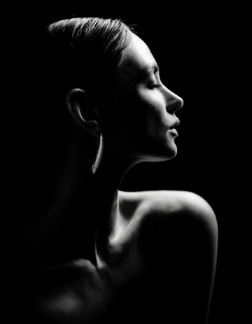 女性精致细节轮廓