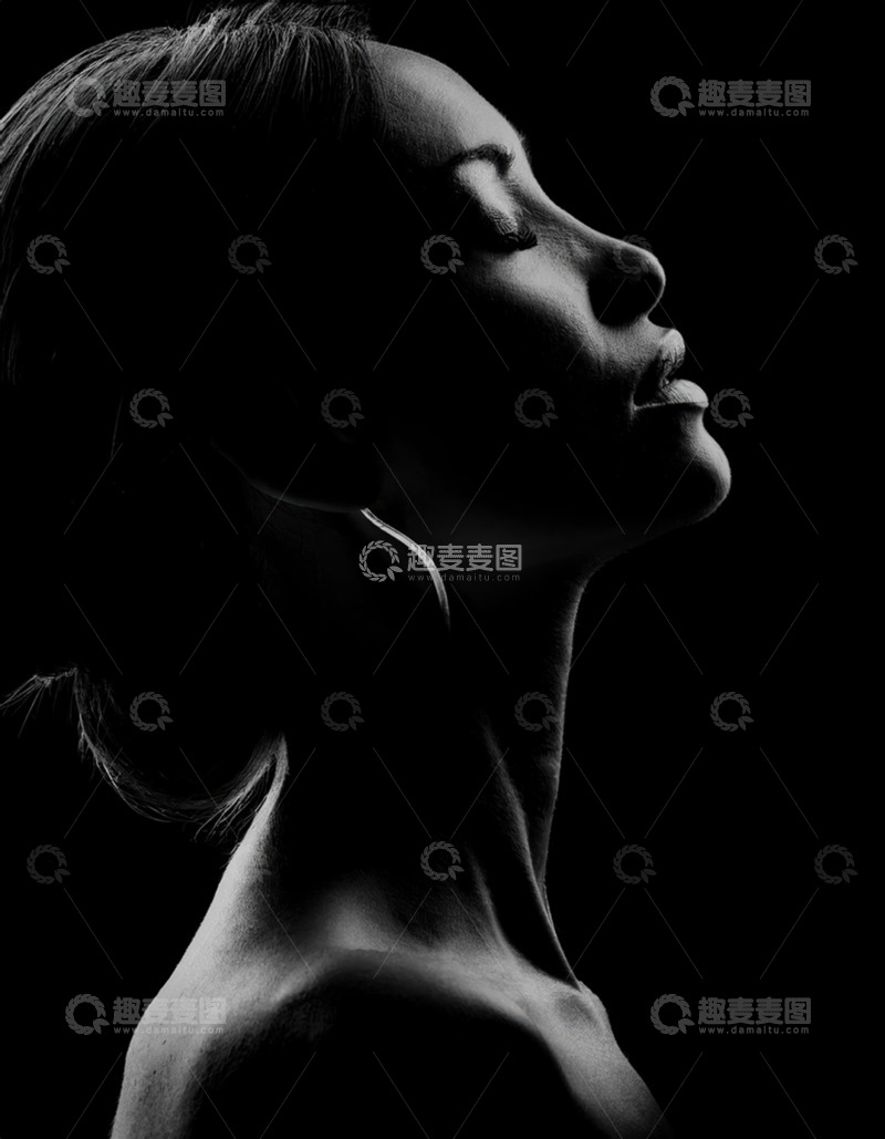 高清大图下载【趣麦麦图】女性轮廓之美