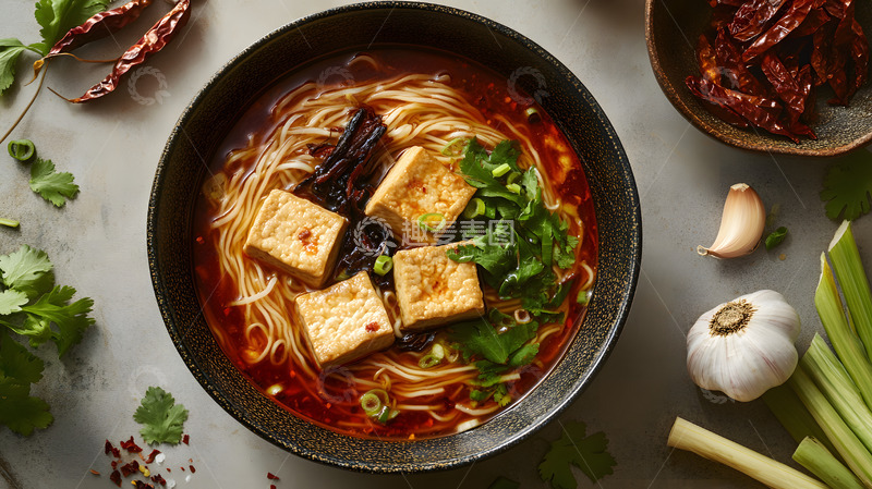 高清大图下载【趣麦麦图】传统螺蛳粉香辣风味经典小吃