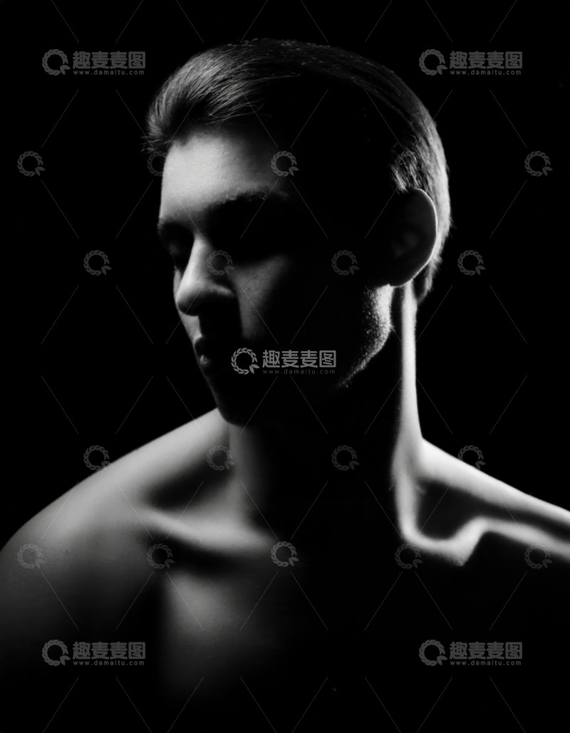 高清大图下载【趣麦麦图】男性的身体线条