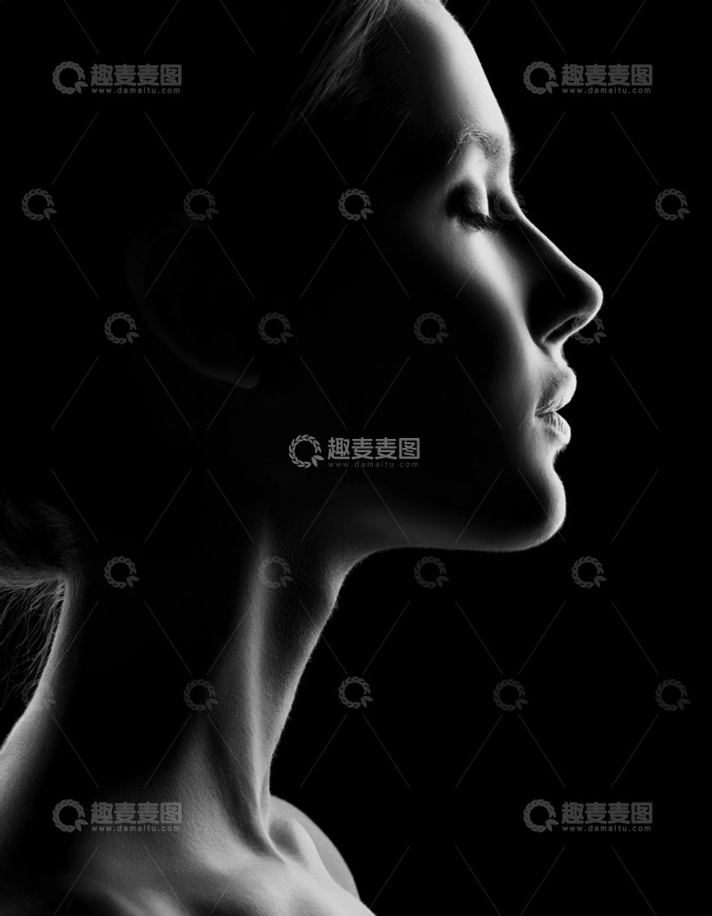 高清大图下载【趣麦麦图】肩部曲线风