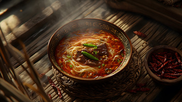 地方经典常德米粉浓郁的中式小吃