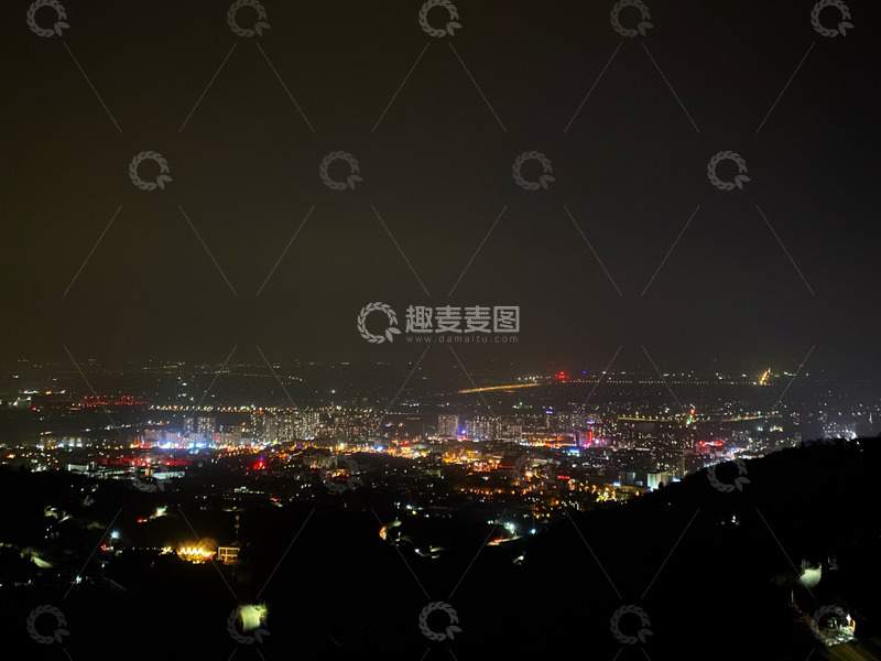高清大图下载【趣麦麦图】城镇城市夜景