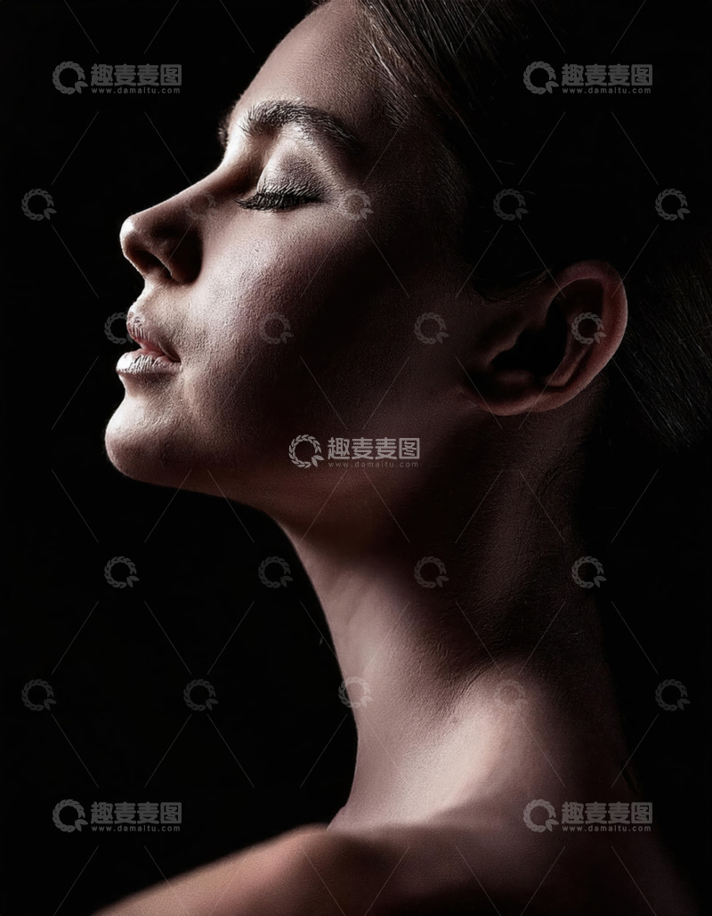 高清大图下载【趣麦麦图】女性模特轮廓3