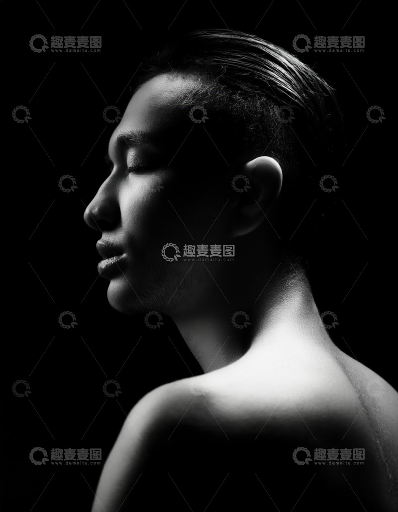 高清大图下载【趣麦麦图】男性精致细节轮廓