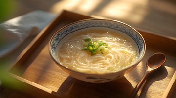 清爽素米粉健康素食简约风味