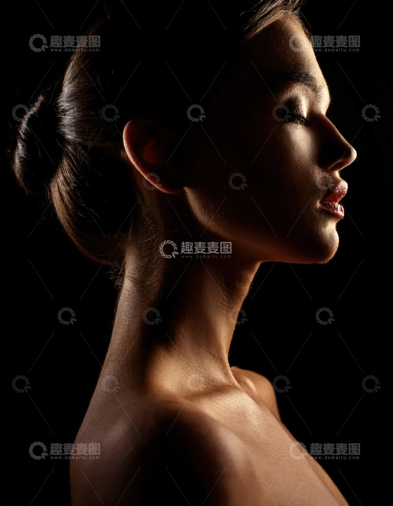 高清大图下载【趣麦麦图】女性模特轮廓4