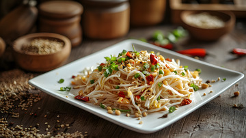 家庭炒米粉香喷喷的快手美食