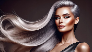 美发模特的银灰诱惑