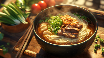 香辣炸酱面独特风味的家常佳肴