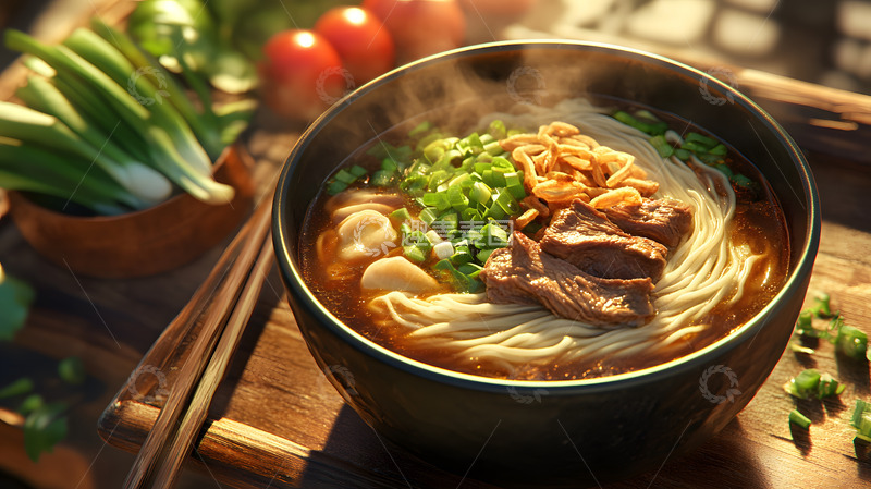 高清大图下载【趣麦麦图】香辣炸酱面独特风味的家常佳肴