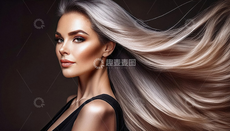 高清大图下载【趣麦麦图】长发女性的闪耀时刻