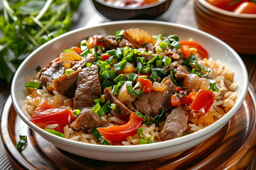 一碗辣椒炒肉盖饭