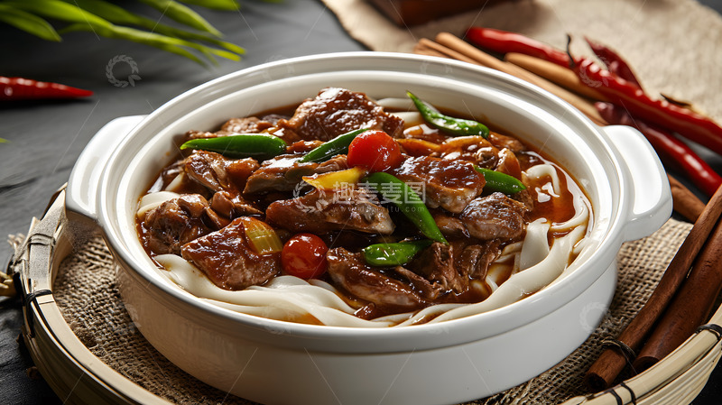 中式家常牛肉面浓郁汤底滋味鲜美