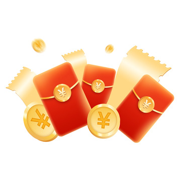 红包金币素材03