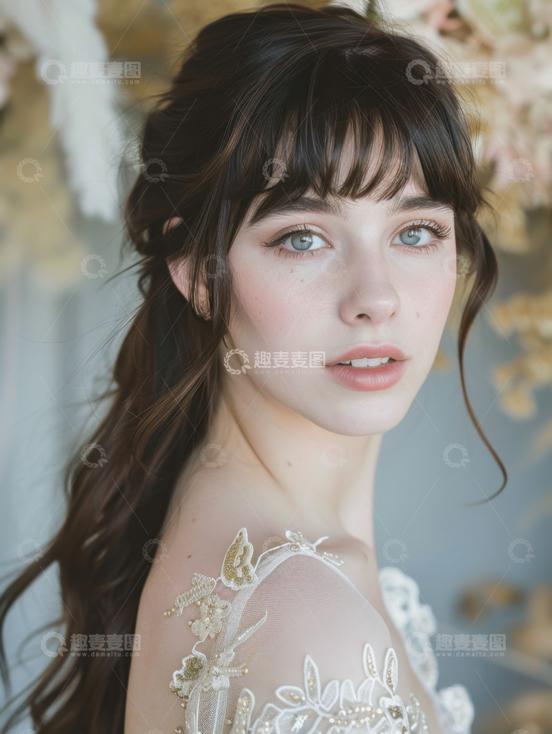 高清大图下载【趣麦麦图】外国美女模特