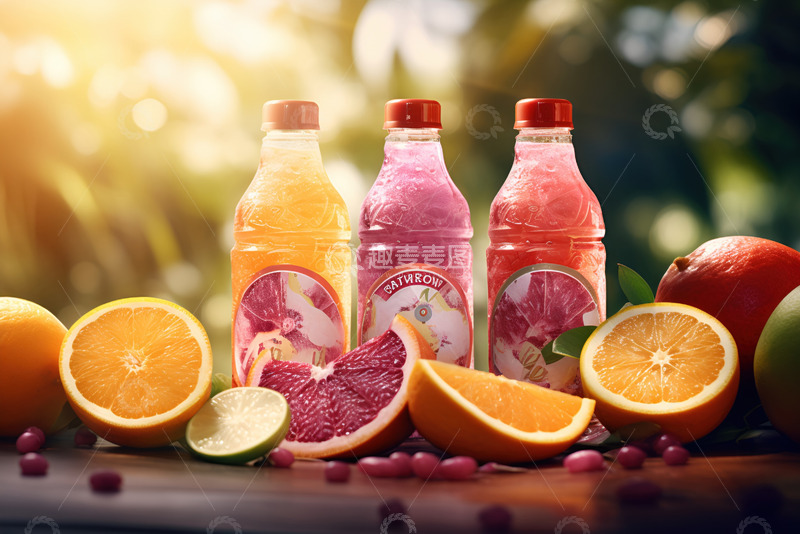鲜榨果汁产品摄影