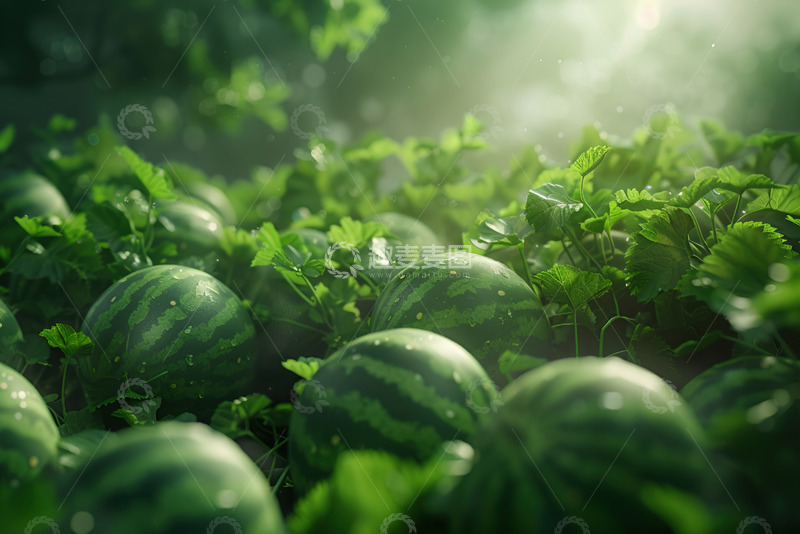 高清大图下载【趣麦麦图】西瓜地瓜果摄影