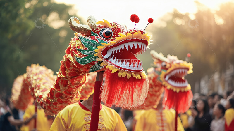 威武舞龙贺岁喜庆洋洋