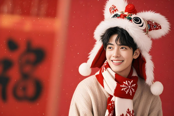 春节人物场景摄影图1