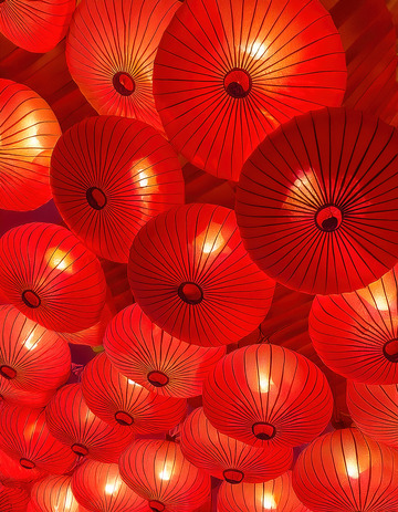 灯笼熠熠生辉迎福到家1