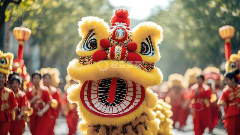 灵动舞狮舞出吉祥如意