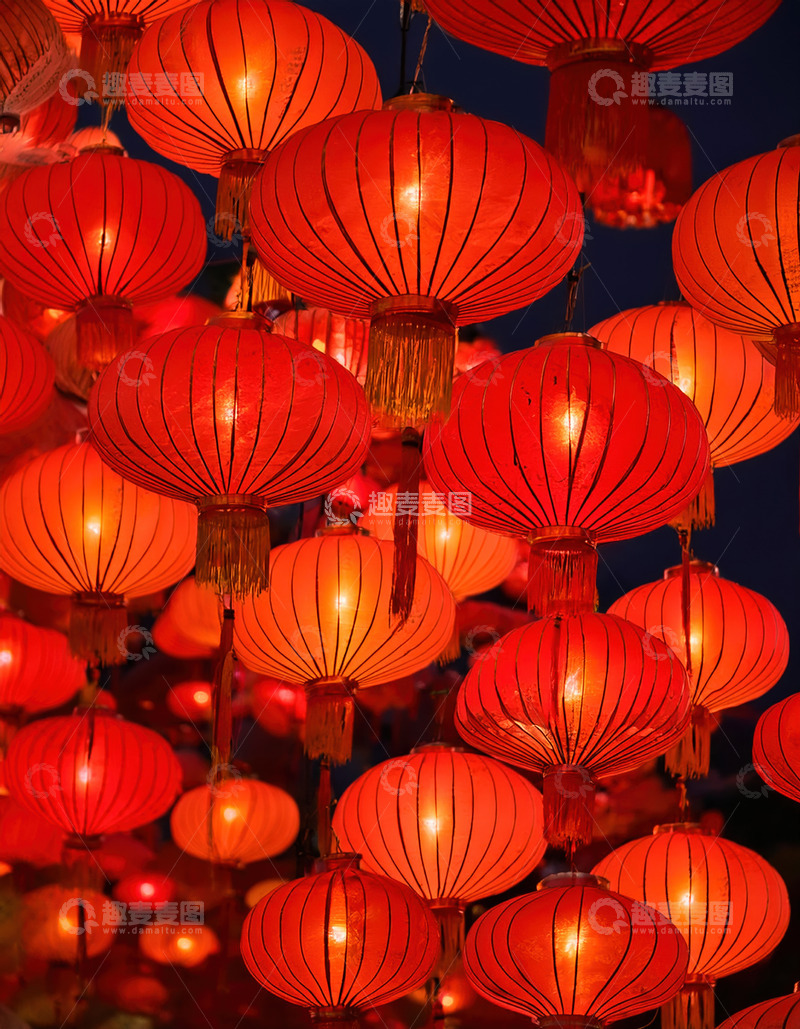 精美灯笼缀满传统佳节1