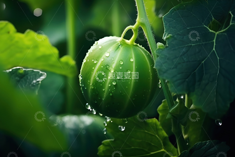 高清大图下载【趣麦麦图】一只吊瓜特写摄影