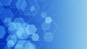 蜂巢科技公司企业活动海报蓝色背景