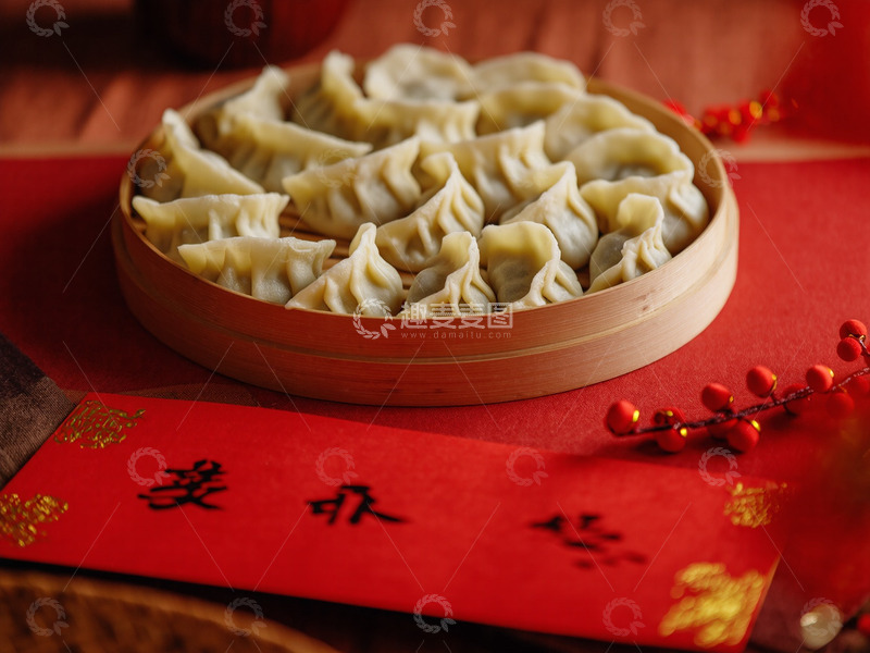 新年春节包饺子饺子图片2