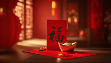 新年春节中式房间布置摄影4