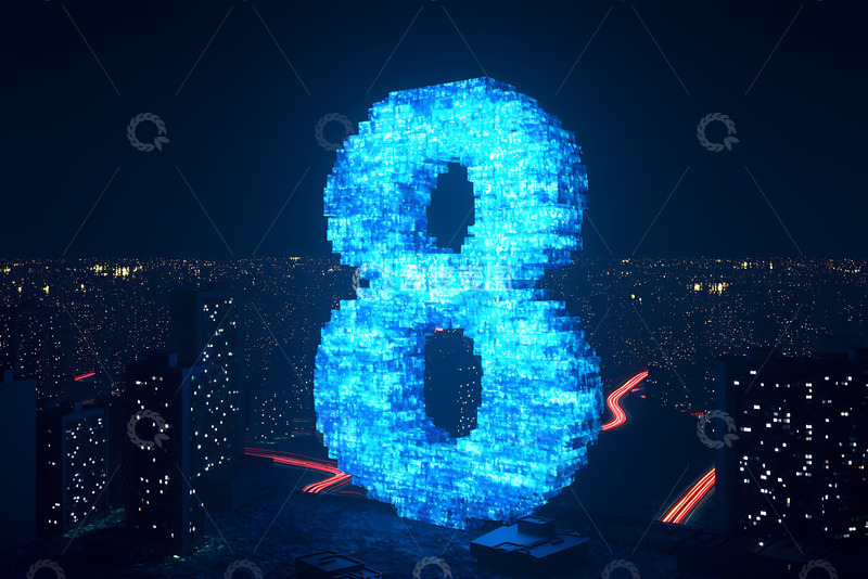 高清大图下载【趣麦麦图】数字&ldquo;8&rdquo;1