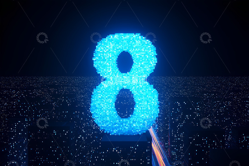 高清大图下载【趣麦麦图】数字&ldquo;8&rdquo;
