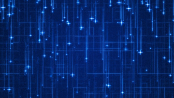 线条网格流星科技传输蓝色背景