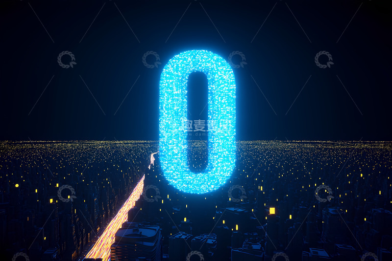高清大图下载【趣麦麦图】数字&ldquo;0&rdquo;1