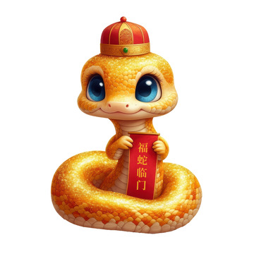 欢乐金蛇红帽新春耀光辉1