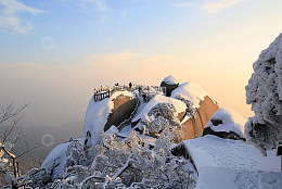 安徽安庆天竺山雪景图片5