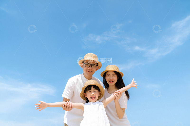 草帽亲子户外快乐时光