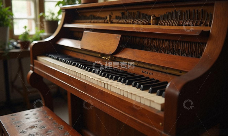 高清大图下载【趣麦麦图】创意乐器音乐钢琴摄影图