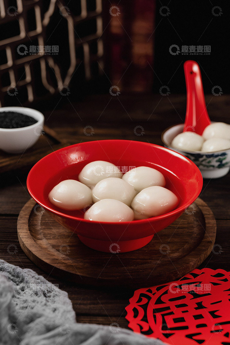 高清大图下载【趣麦麦图】福到碗里来好运