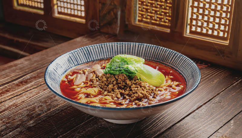 高清大图下载【趣麦麦图】重庆小面风采：色香味美可爱