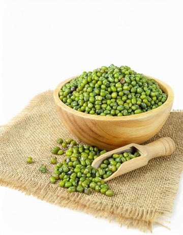 绿豆的清新展示