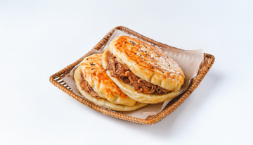 肉馅饱满的肉夹馍2