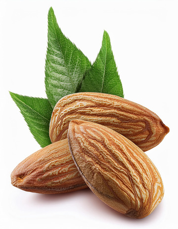 杏仁的细腻纹理