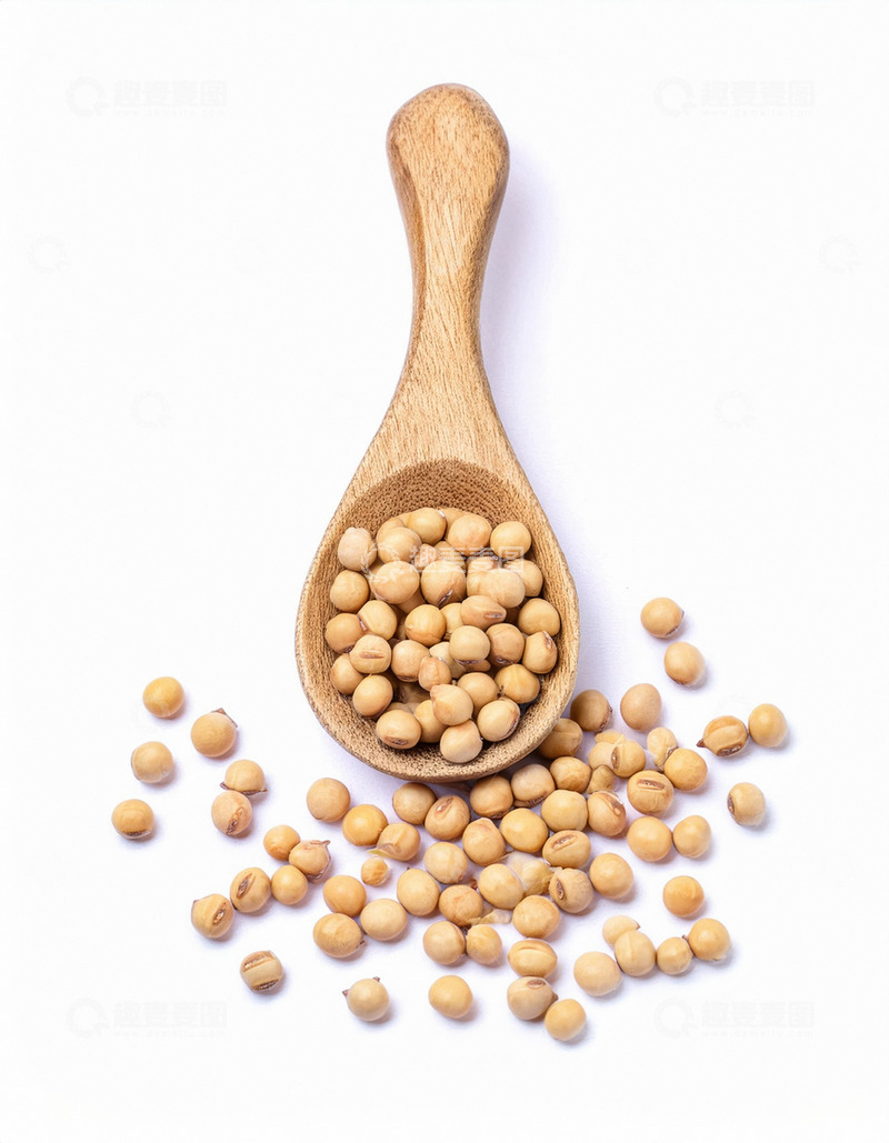 高清大图下载【趣麦麦图】黄豆的健康之选