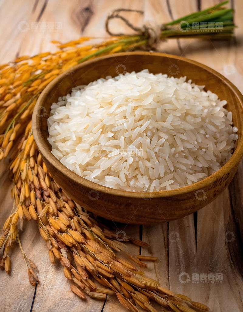 高清大图下载【趣麦麦图】大米麻布衬托2