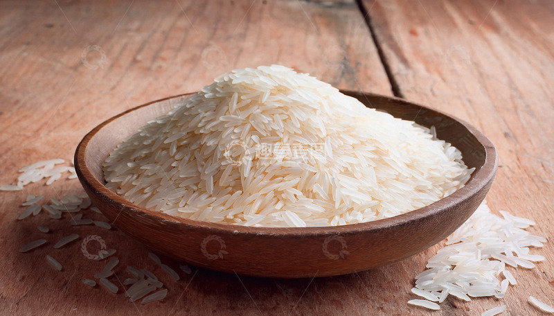 高清大图下载【趣麦麦图】木碗盛放大米1