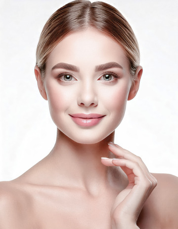 化妆模特上半身