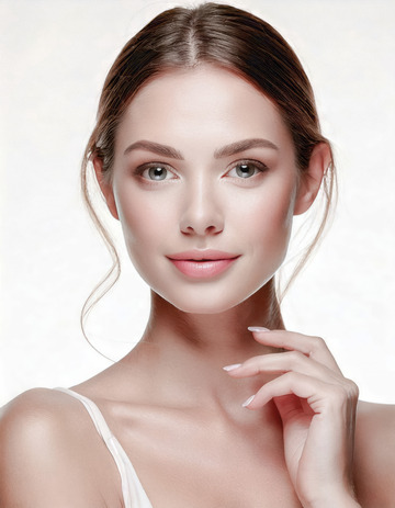 美容模特上半身