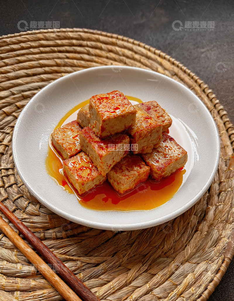 高清大图下载【趣麦麦图】白腐乳整齐切块